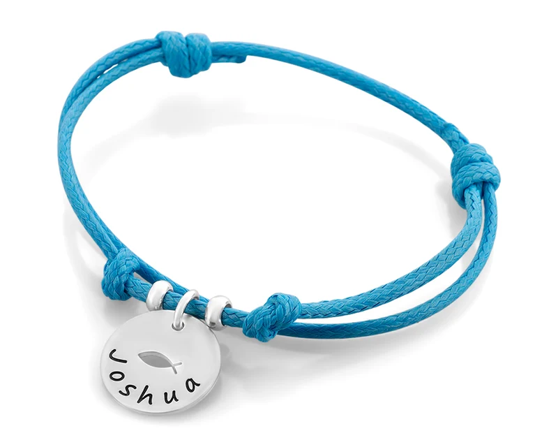 TAUFARMBAND FÜR JUNGEN, ARMBAND FÜR TAUFKIND, TAUFARMBAND GRAVUR TAUFFISCH