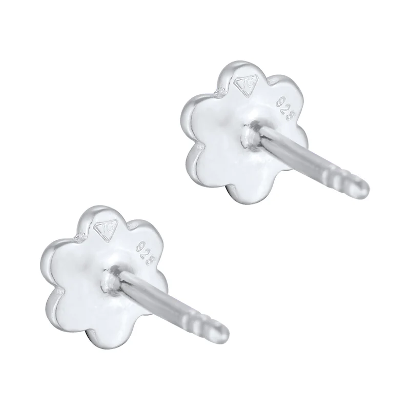 Ohrstecker Blume | Kristall (Blau)