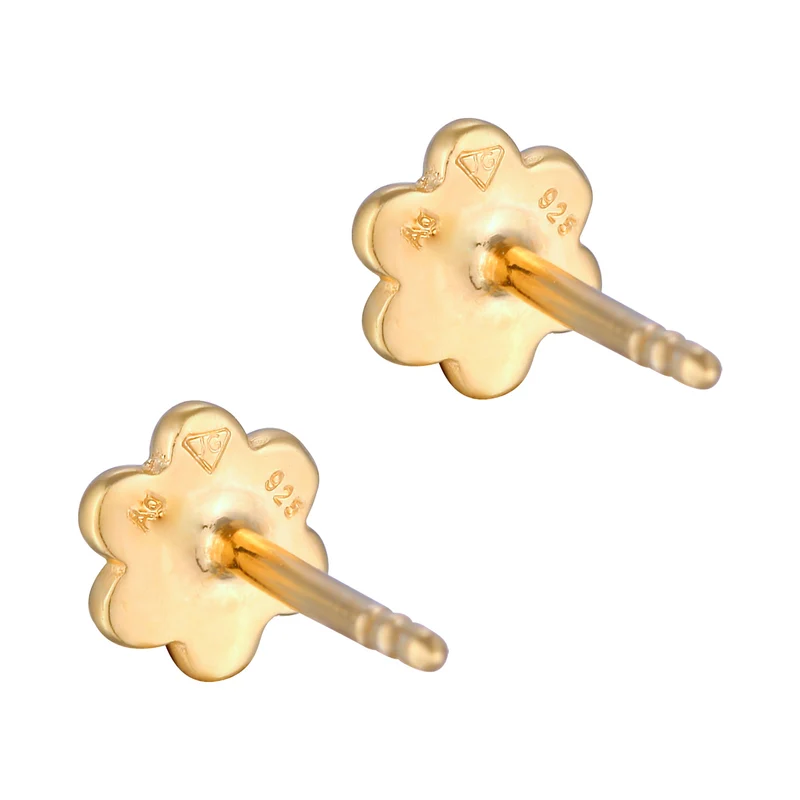 Ohrstecker Blume | Kristall (Blau)