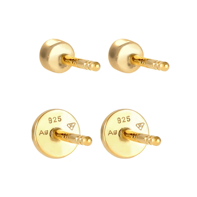 Ohrstecker Set Plättchen | Mit Kristallen von Swarovski® (Weiß)
