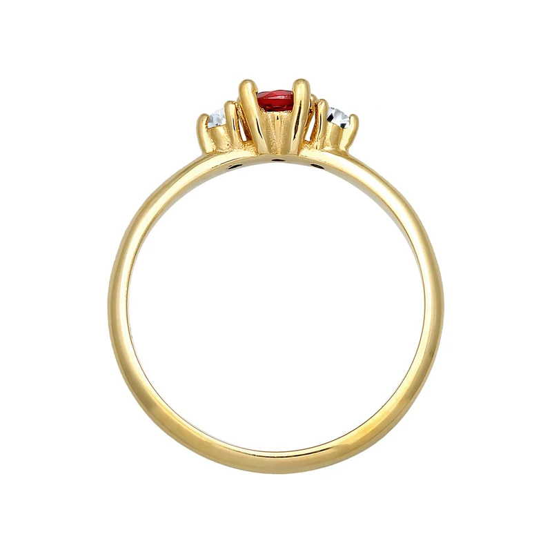 Ring | Granat (rot), Topas (weiß)