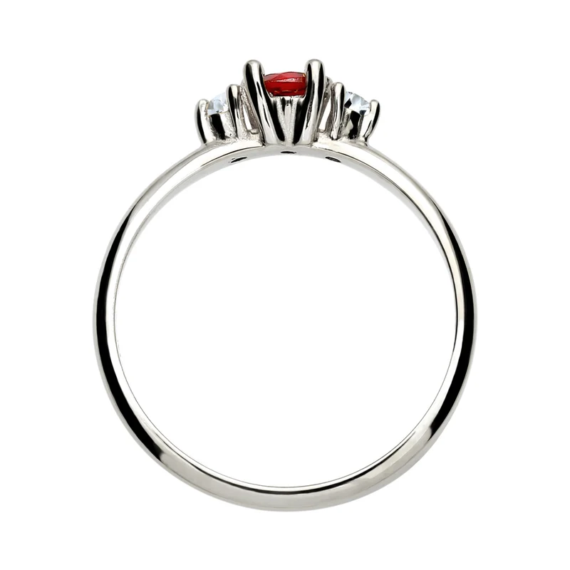 Ring | Granat (rot), Topas (weiß)