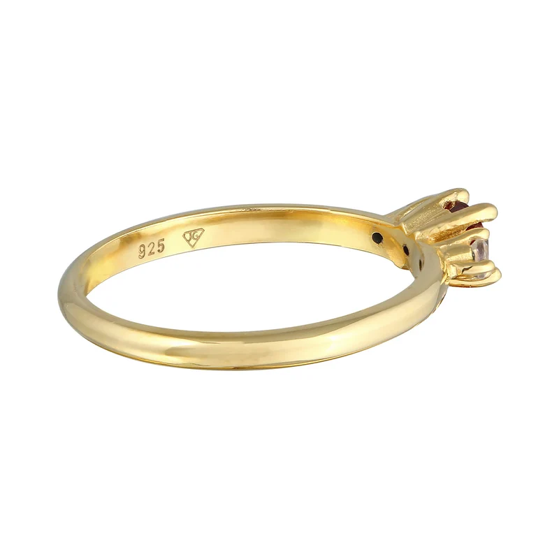Ring | Granat (rot), Topas (weiß)