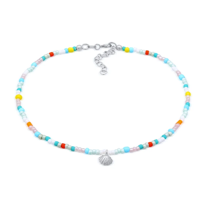 Fußkettchen Muschel Beads