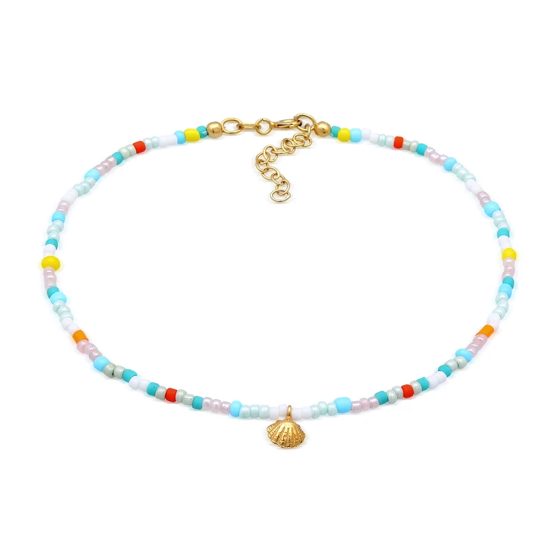 Fußkettchen Muschel Beads