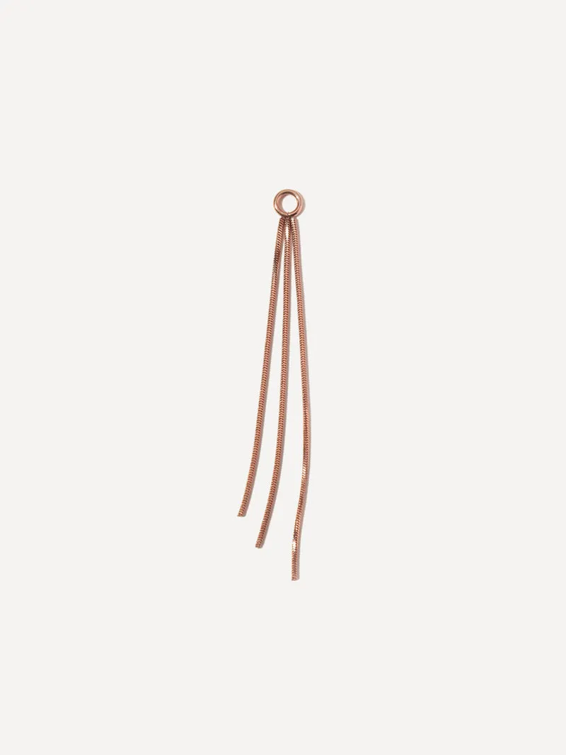 60x3mm Graceful Tassel Ohrring-Charm