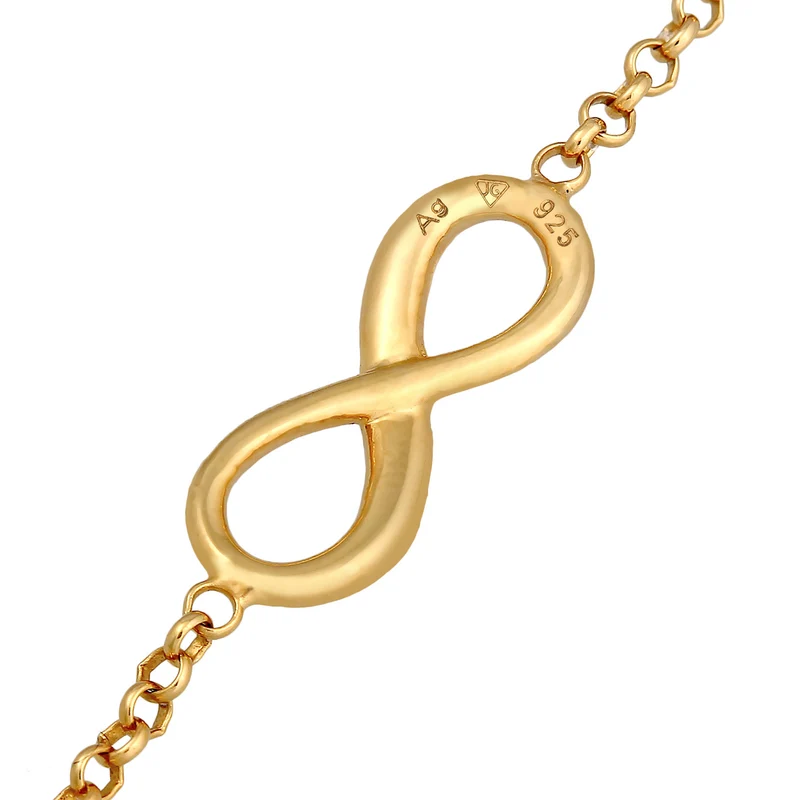 Armband Infinity | Mondstein (Weiß)