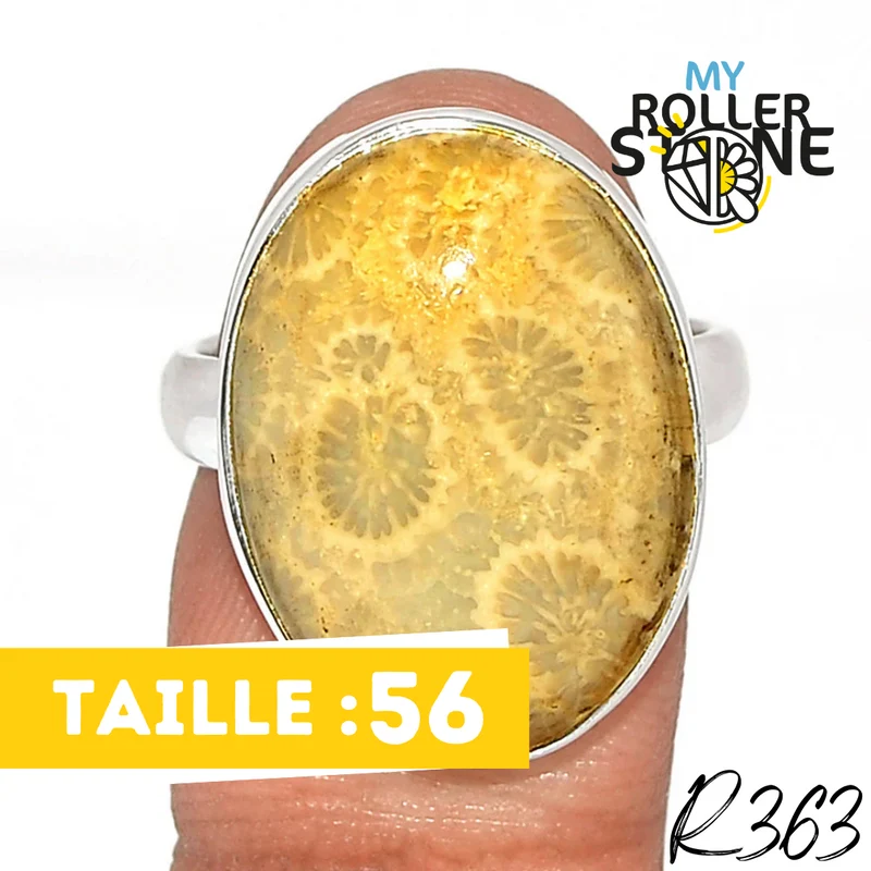 Silberner Chrysanthemenring R363