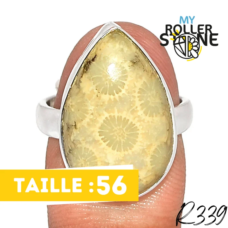 Silberner Chrysanthemenring R339