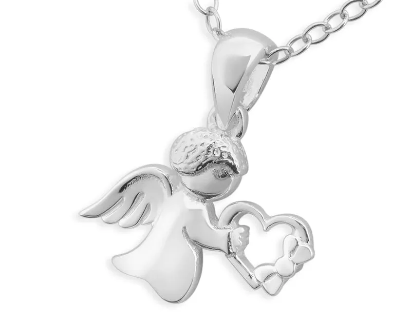 ENGEL SCHMUCK, TAUFKETTE MIT ENGEL, SILBERKETTE FÜR KINDER, SILBERSCHMUCK