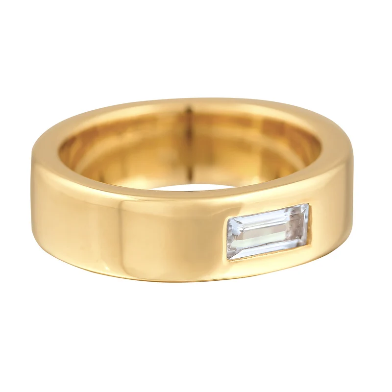 Bandring Elegant | Topas (weiß)