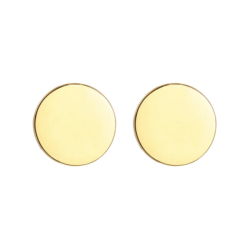 Ohrstecker Plättchen Glanz