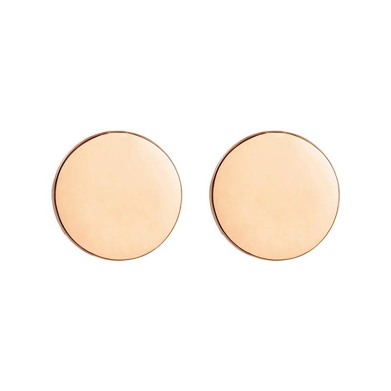Ohrstecker Plättchen Glanz