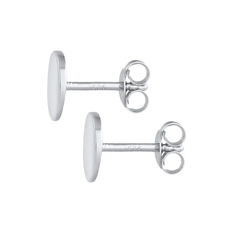 Ohrstecker Plättchen Glanz