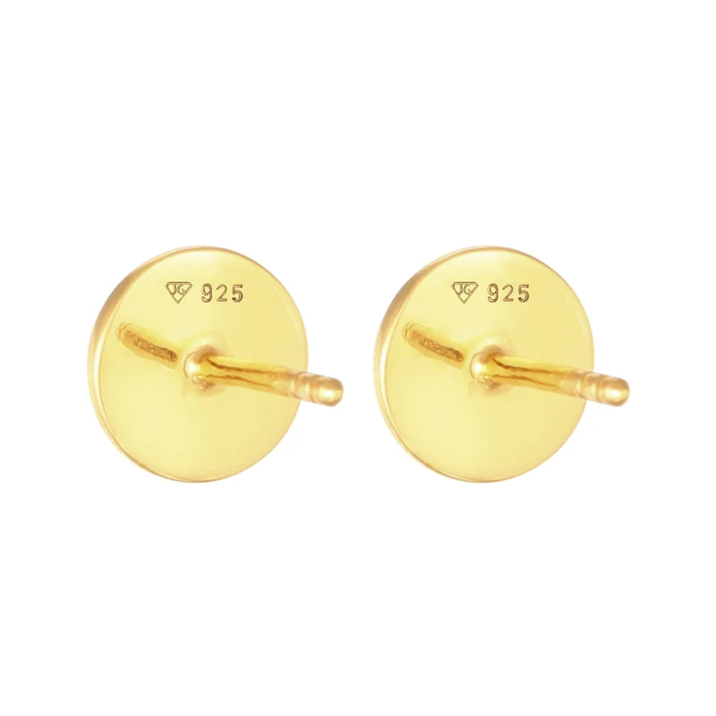 Ohrstecker Plättchen Glanz
