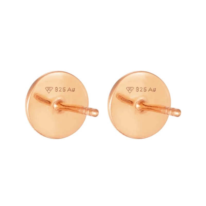 Ohrstecker Plättchen Glanz