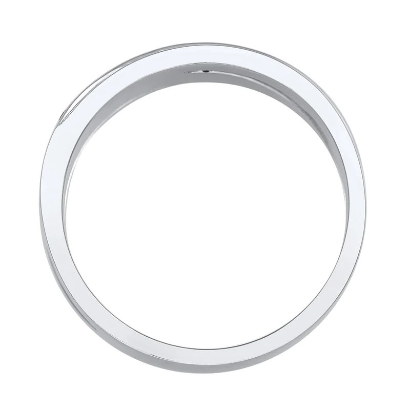 Bandring gedreht | Mit Kristallen von Swarovski® (Weiß)