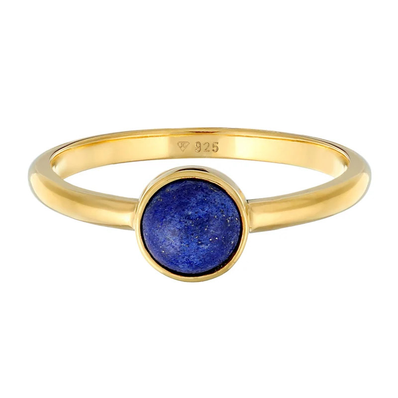Solitär-Ring | Lapis Lazuli (Blau)