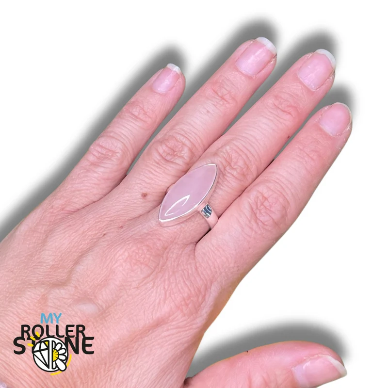 Rosenquarzring #15