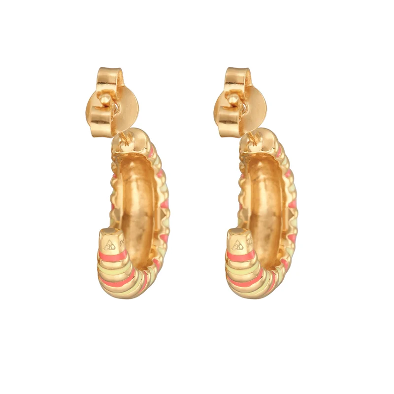 Creolen | Emaille (Orange)