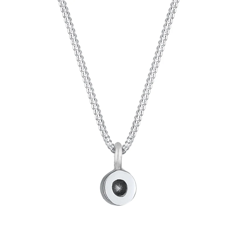 Halskette Solitär | Mit Kristallen von Swarovski® (Weiß)