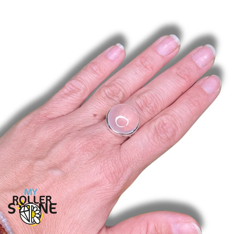 Rosenquarzring #10