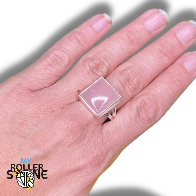 Rosenquarzring #30