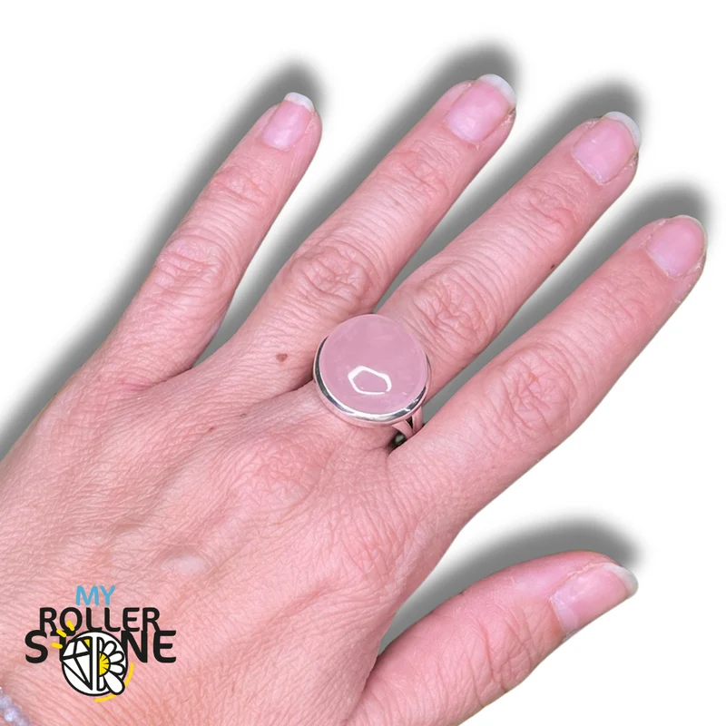 Rosenquarzring #14