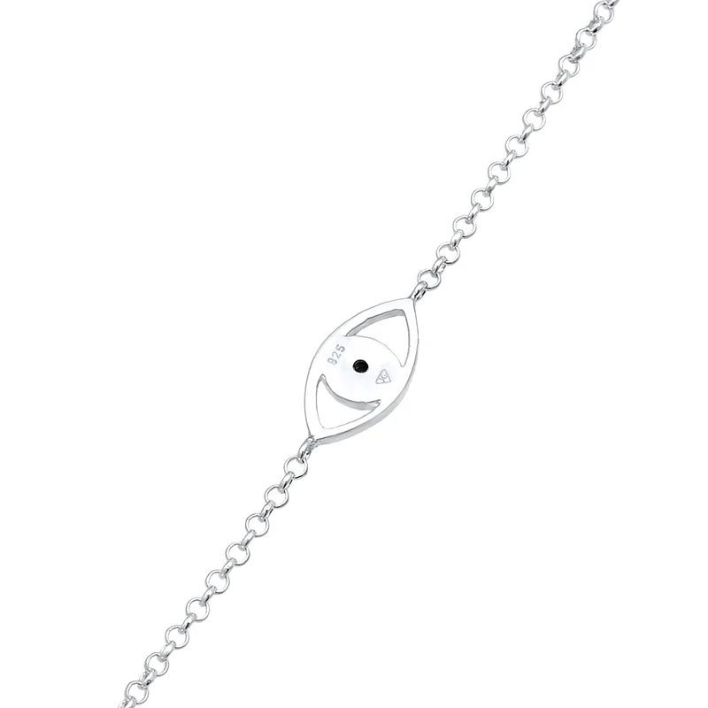 Fußkettchen Evil Eye | Kristall (Blau)
