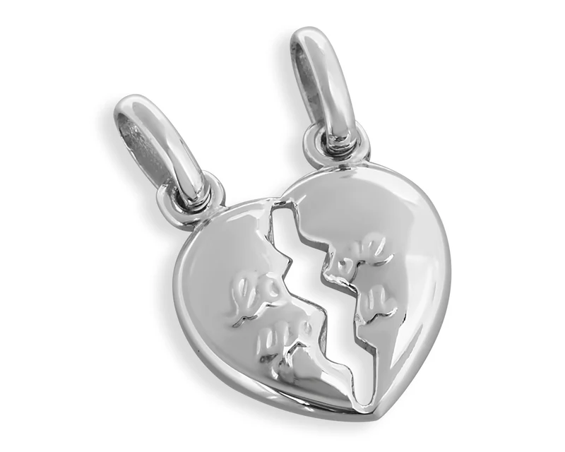 HERZ PARTNERSCHMUCK, HERZANHÄNGER, SILBERSCHMUCK VERLIEBTE