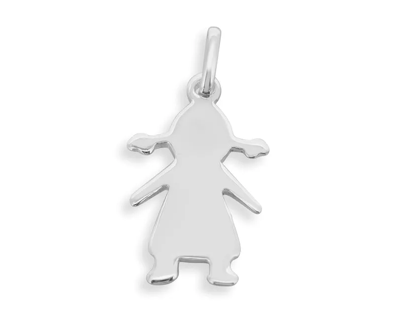 ANHÄNGER MÄDCHEN 925 SILBER SILBERSCHMUCK GRAVURANHÄNGER GEBURT BABY