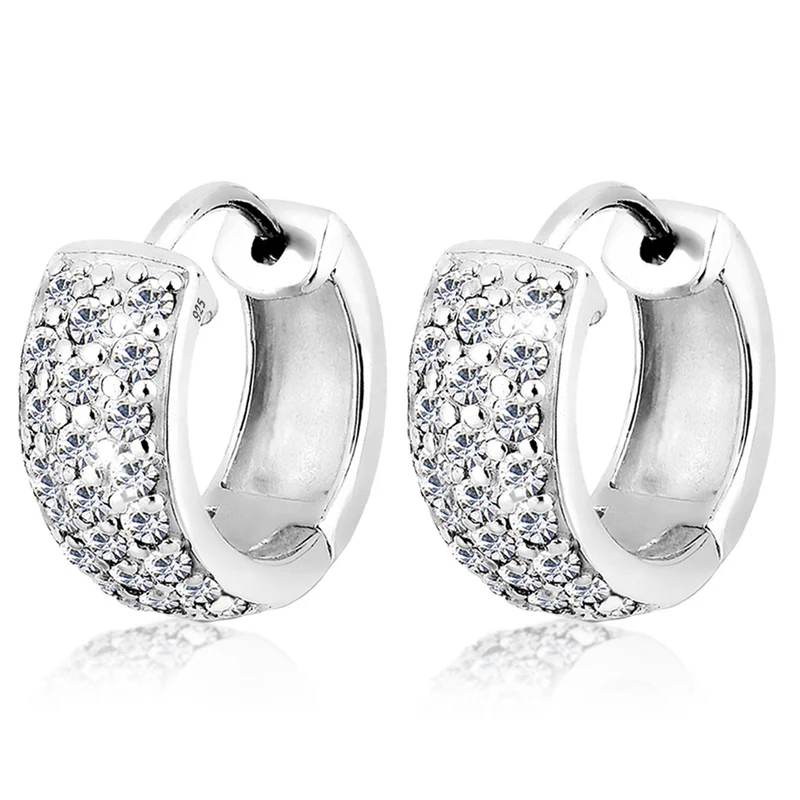 Creole | Mit Kristallen von Swarovski® (Weiß)