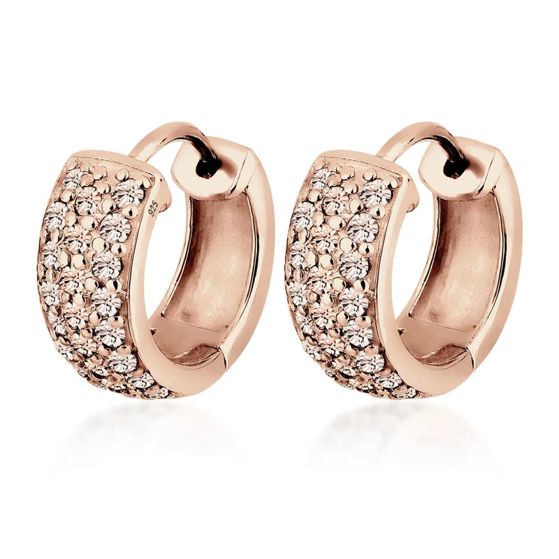 Creole | Mit Kristallen von Swarovski® (Weiß)