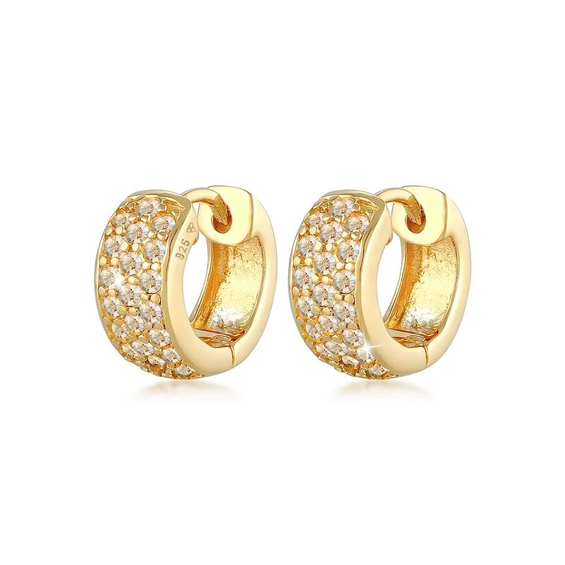 Creole | Mit Kristallen von Swarovski® (Weiß)