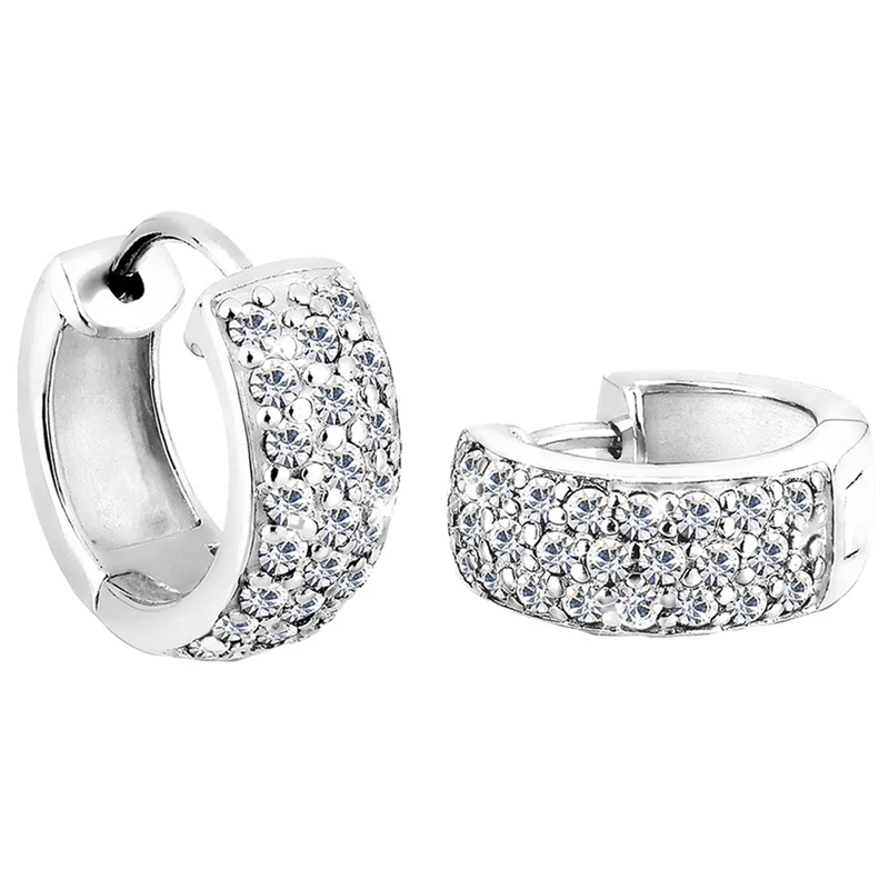 Creole | Mit Kristallen von Swarovski® (Weiß)