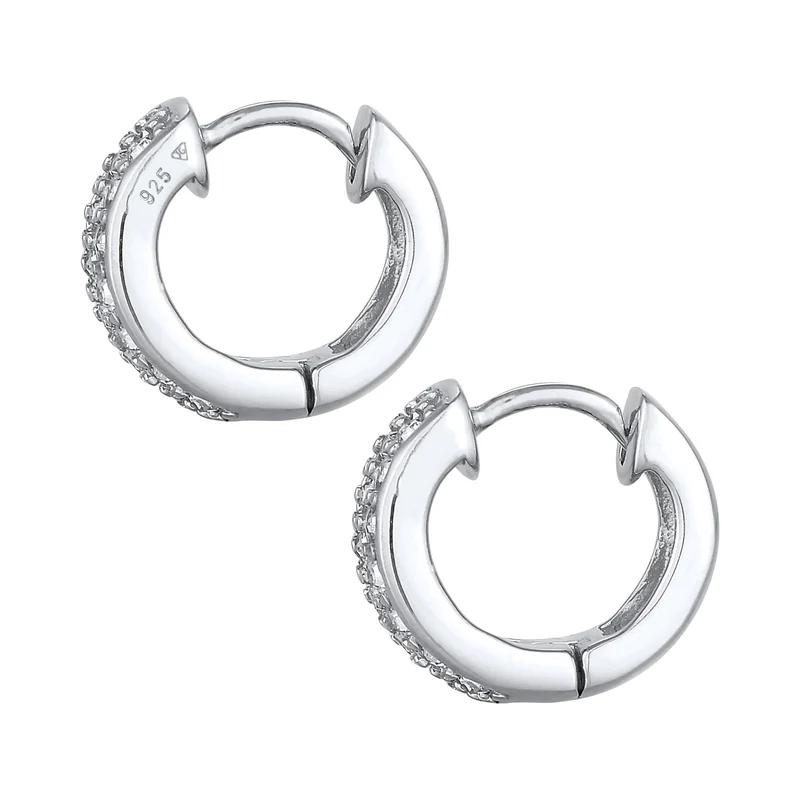 Creole | Mit Kristallen von Swarovski® (Weiß)