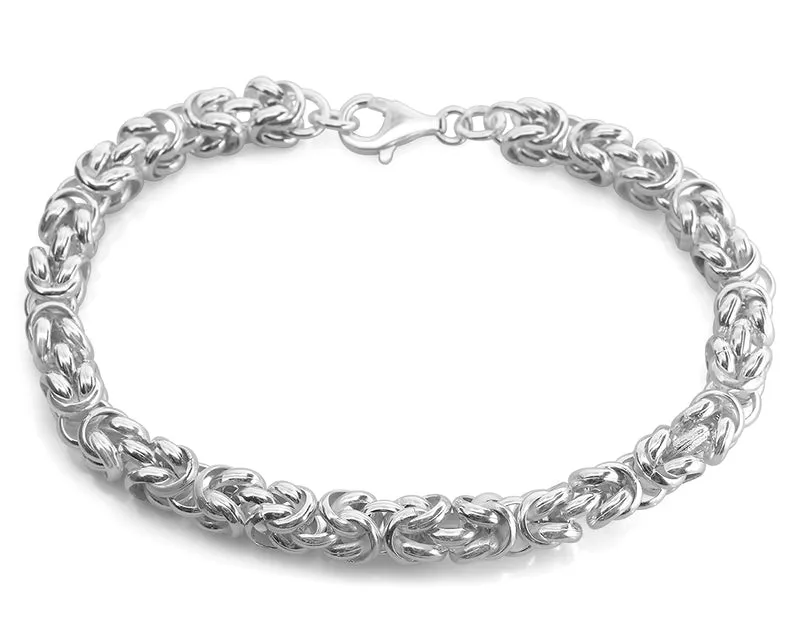 SILBERARMBAND FÜR MÄNNER, KÖNIGSARMBAND SILBER, HERRENARMBAND SILBER
