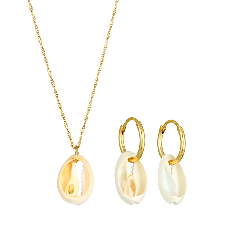 Schmuckset Kauri Muschel