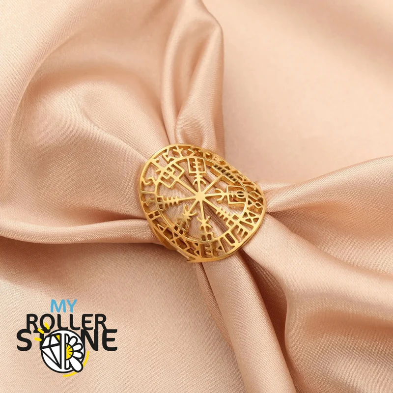 Verstellbarer Vegvisir-Ring
