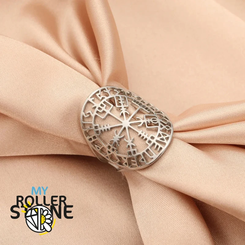 Verstellbarer Vegvisir-Ring