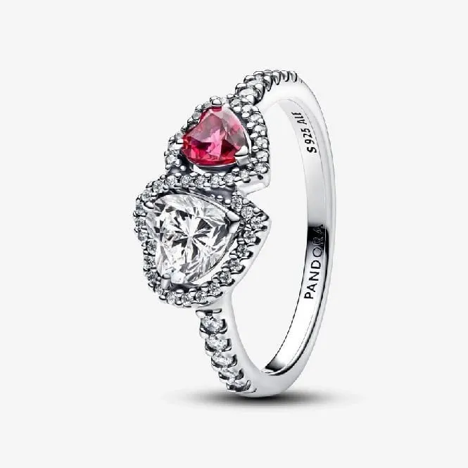 Halo Hearts Ring, Size 56