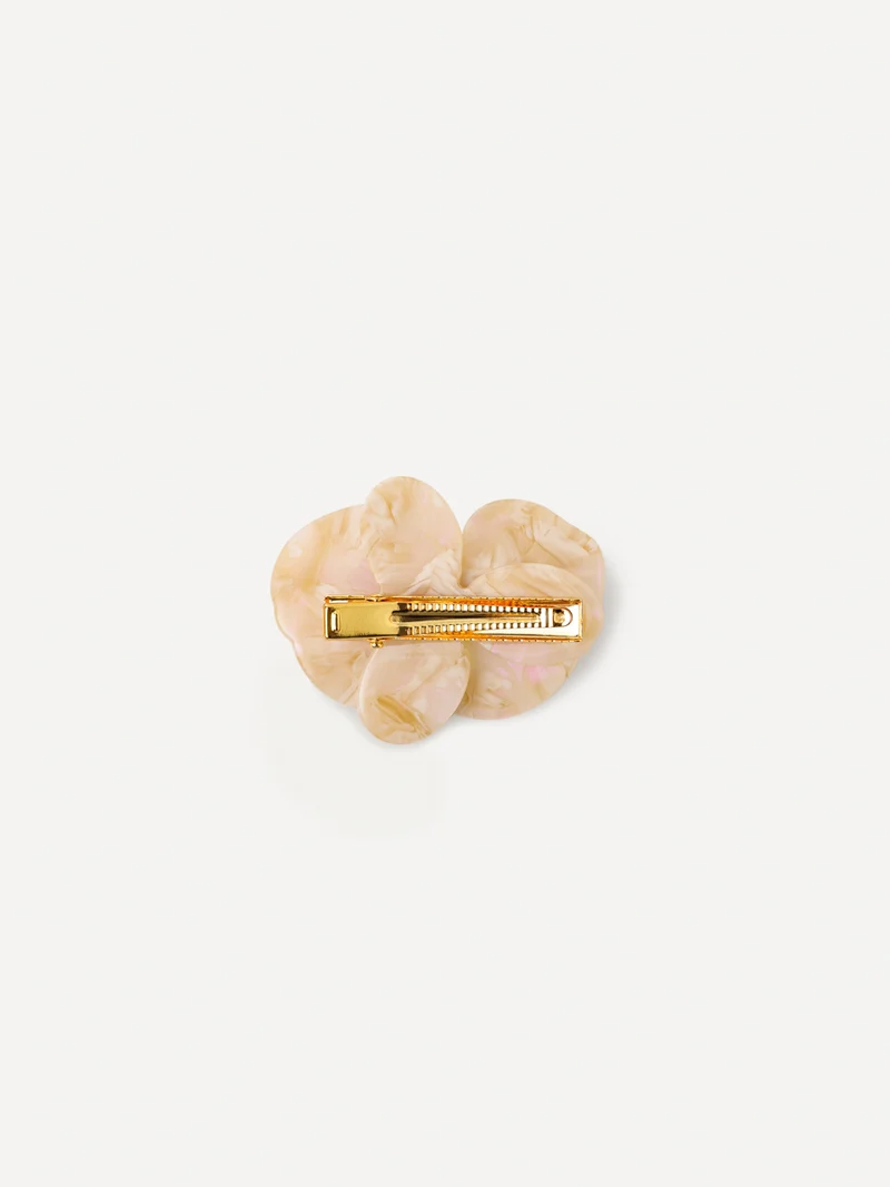 Orchid Glow Cream White Hairpin