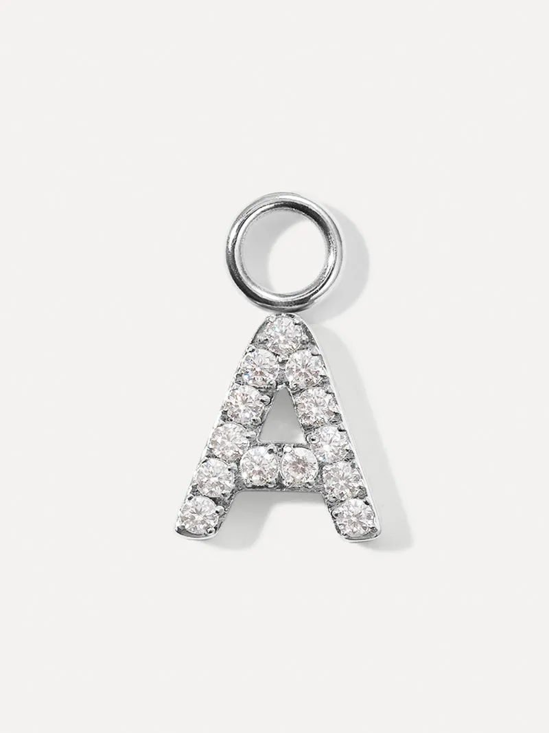 Dazzling Letter Ohrring-Charms
