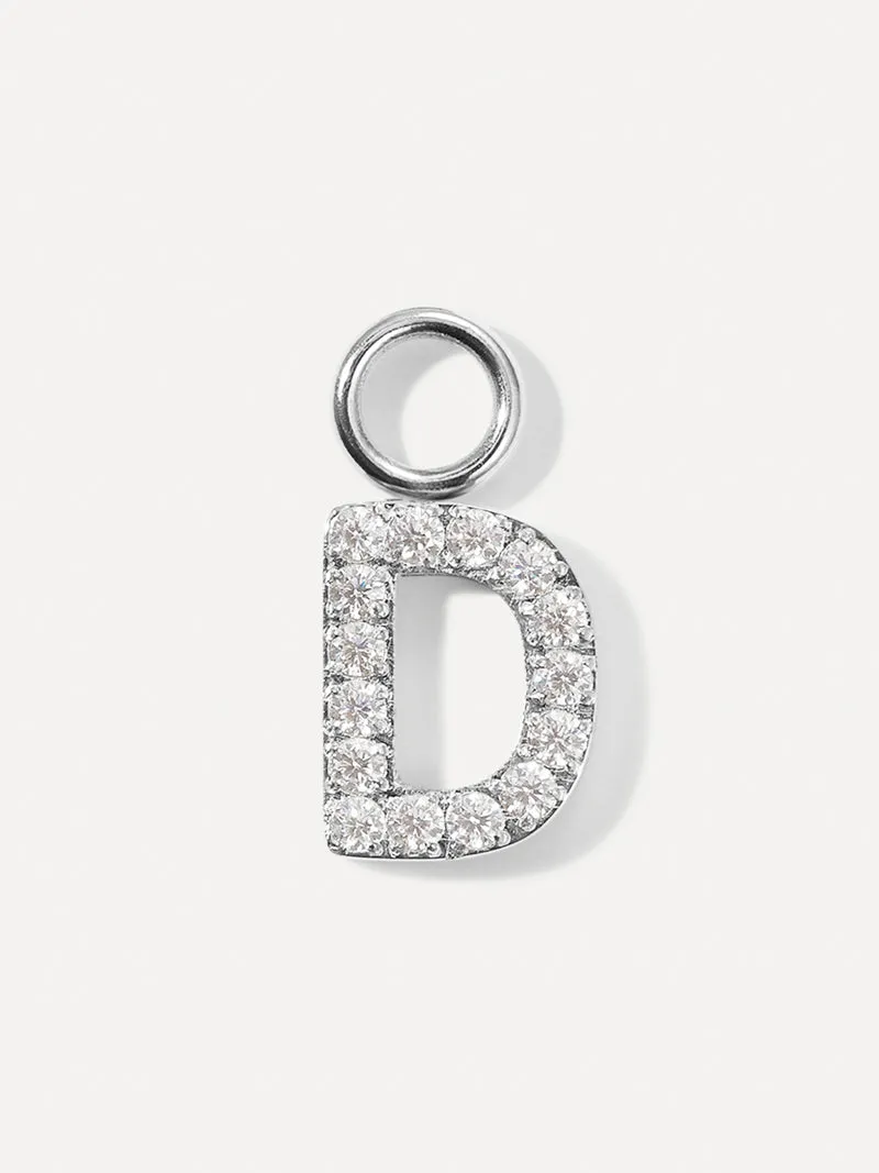Dazzling Letter Ohrring-Charms