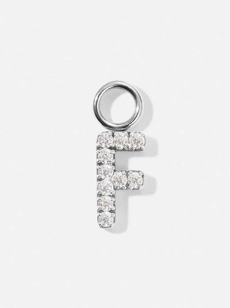 Dazzling Letter Ohrring-Charms