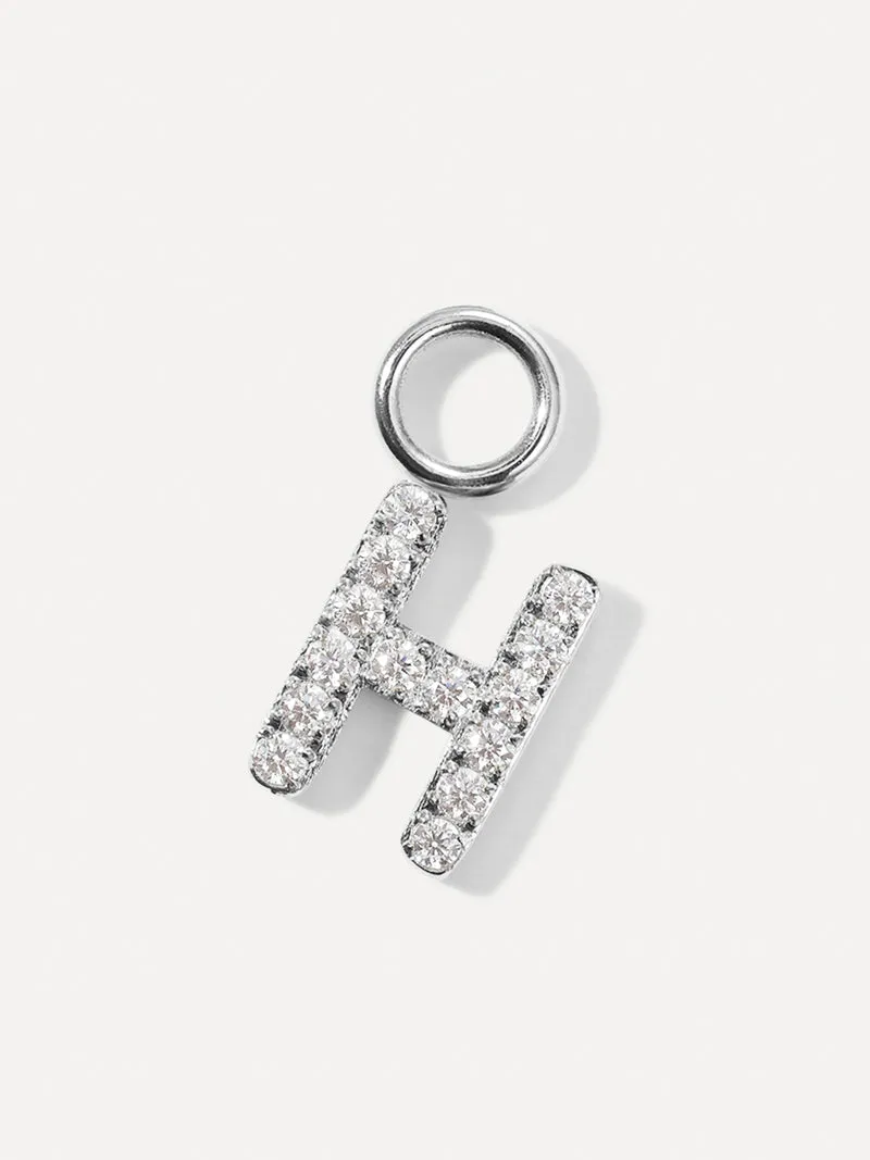 Dazzling Letter Ohrring-Charms