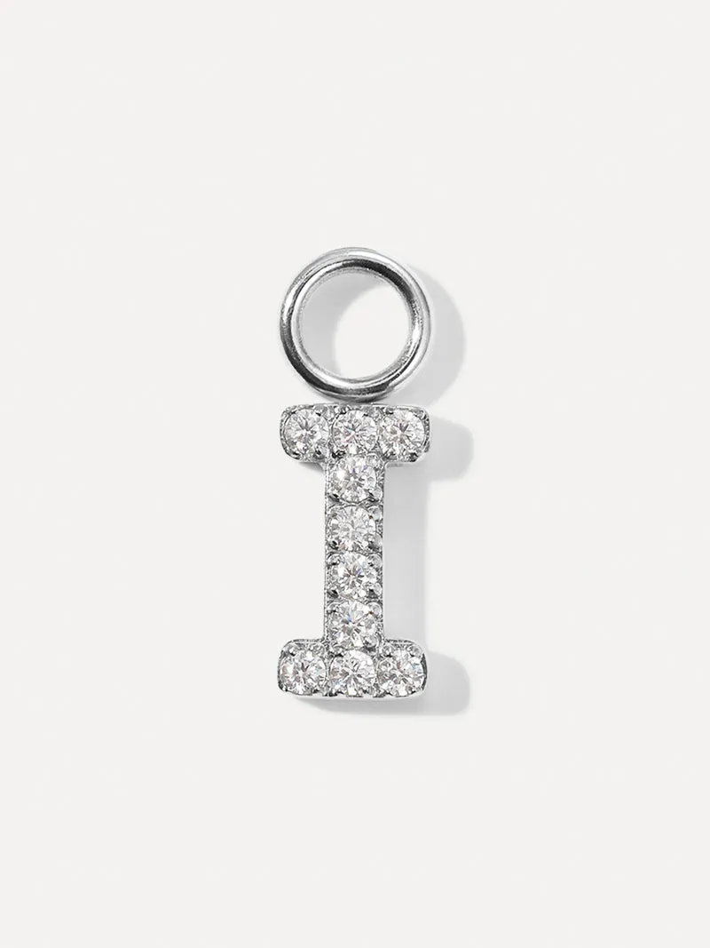 Dazzling Letter Ohrring-Charms