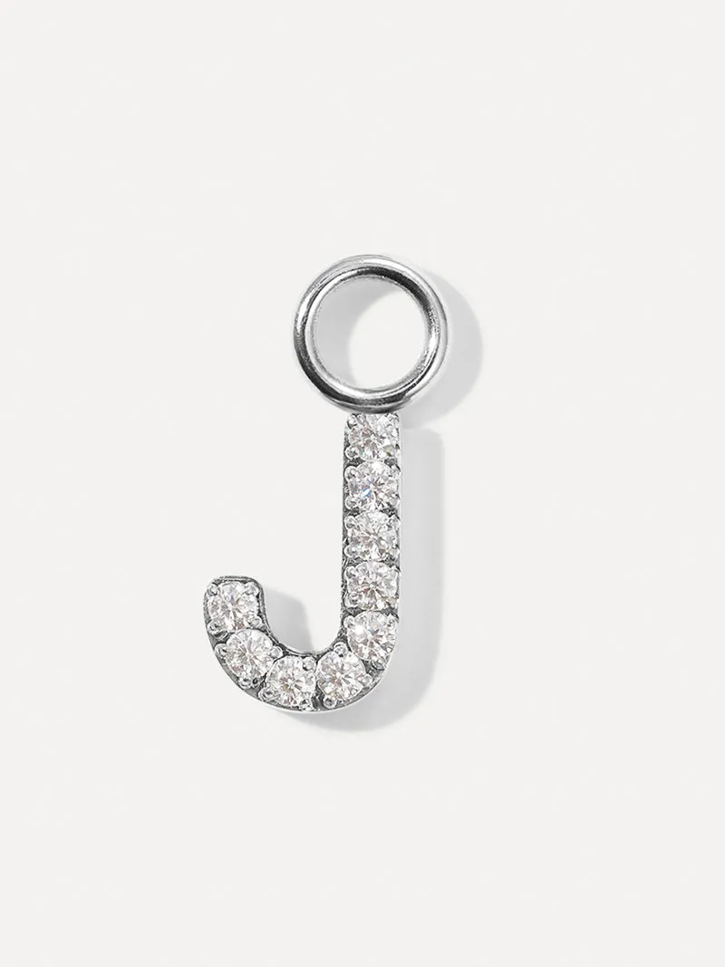 Dazzling Letter Ohrring-Charms