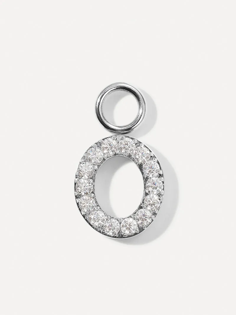 Dazzling Letter Ohrring-Charms