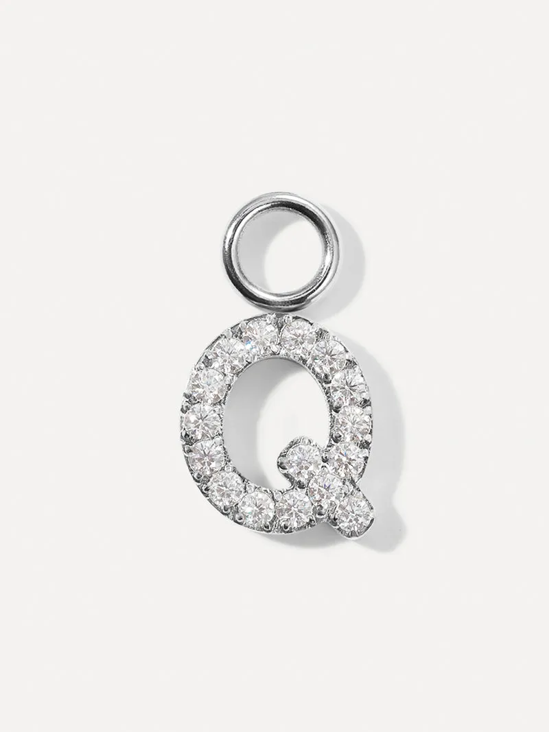 Dazzling Letter Ohrring-Charms